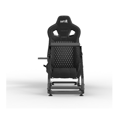 Simulador Raptor Wheel Force Pro C/Butaca Tela Apoya Volante + Apoya Pedales Ajustable  (3163)